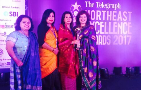 Binalakshmi Nepram Honored with “The Telegraph Northeast Excellence Award 2017”